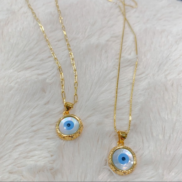 Evil Eye Necklace | 14k Gold Filled - Picture 4 of 6